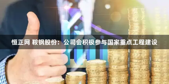 恒正网 鞍钢股份：公司会积极参与国家重点工程建设